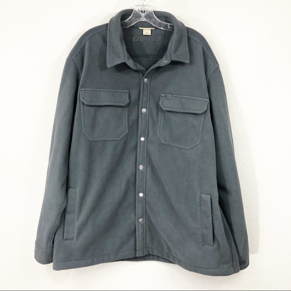 DULUTH Shoreman’s Fleece Shirt Jacket Gray XL